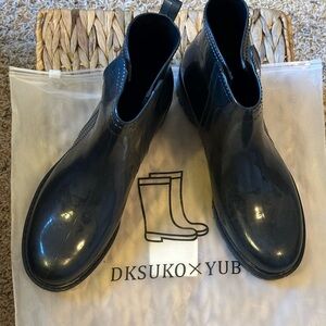 DKSUKO women’s waterproof rubber rain boots